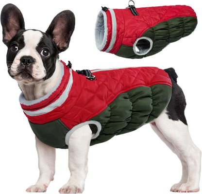 Warm Waterproof Dog Coat with Reflective Strip