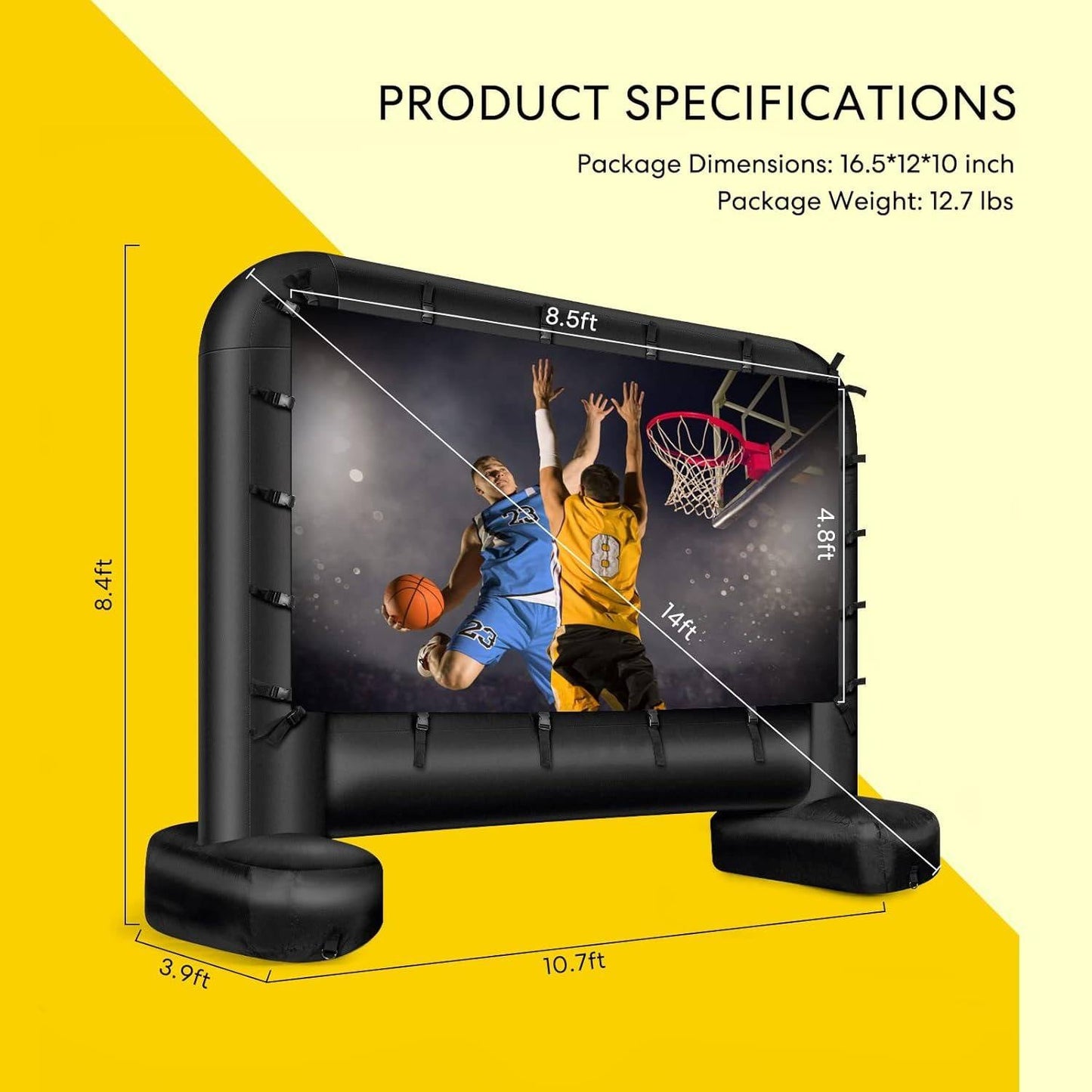 Portable Home Cinema Projector Screen