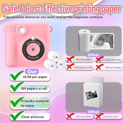 Fun Compact Instant Photo Camera For Children