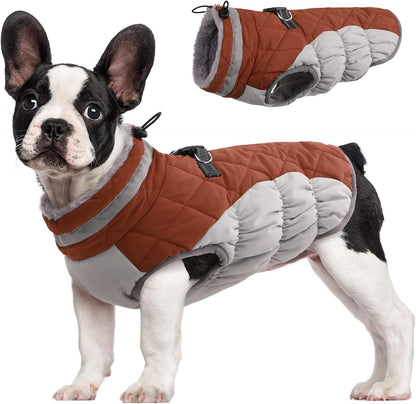 Warm Waterproof Dog Coat with Reflective Strip