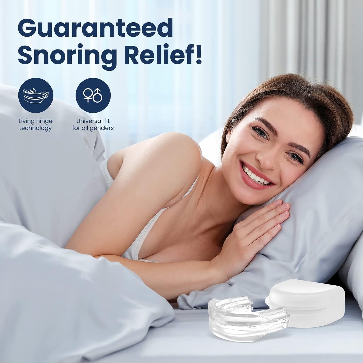 Sleep Apnea Snore Stopper Mouth Guard Device