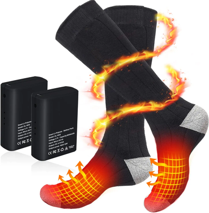 Warm Thermal Rechargeable Heat Socks for Men Women