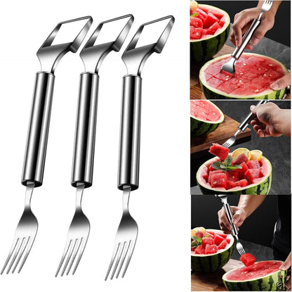 Easy Use Stainless Steel Fruit Fork Knife