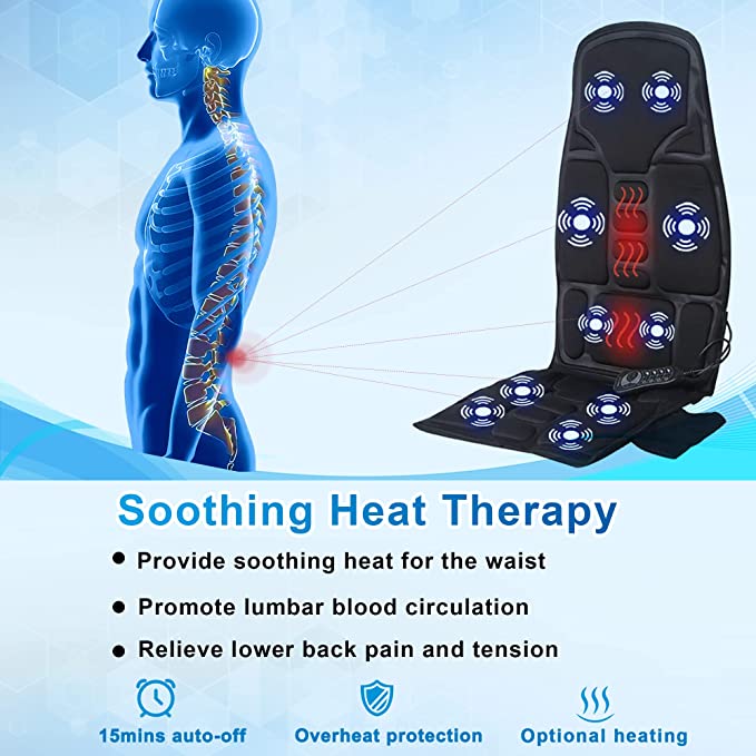 Luxury Car Seat Massager Pad - Best Rated Massage Cushion