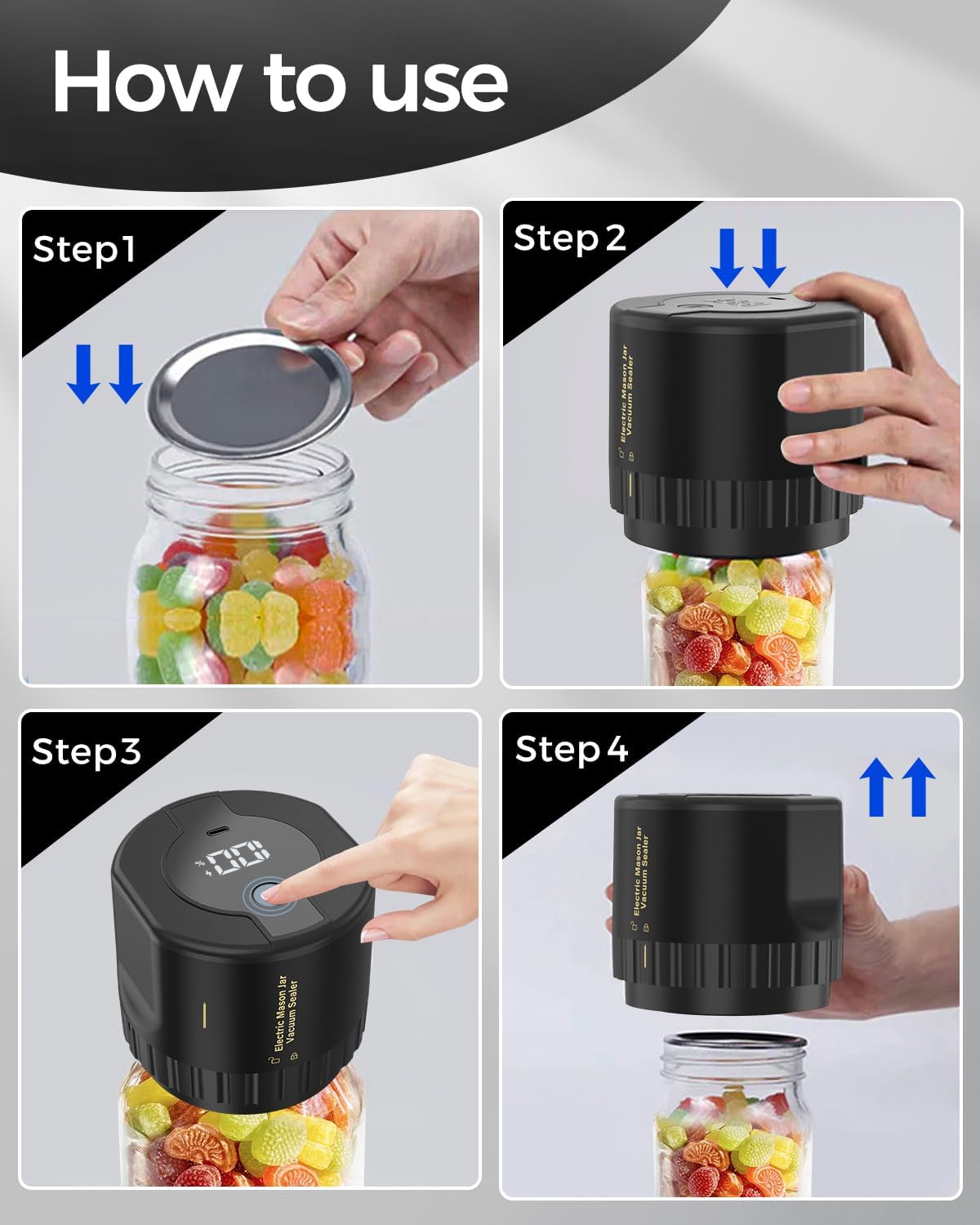 Compact Food Saver Vacuum Seal Kit