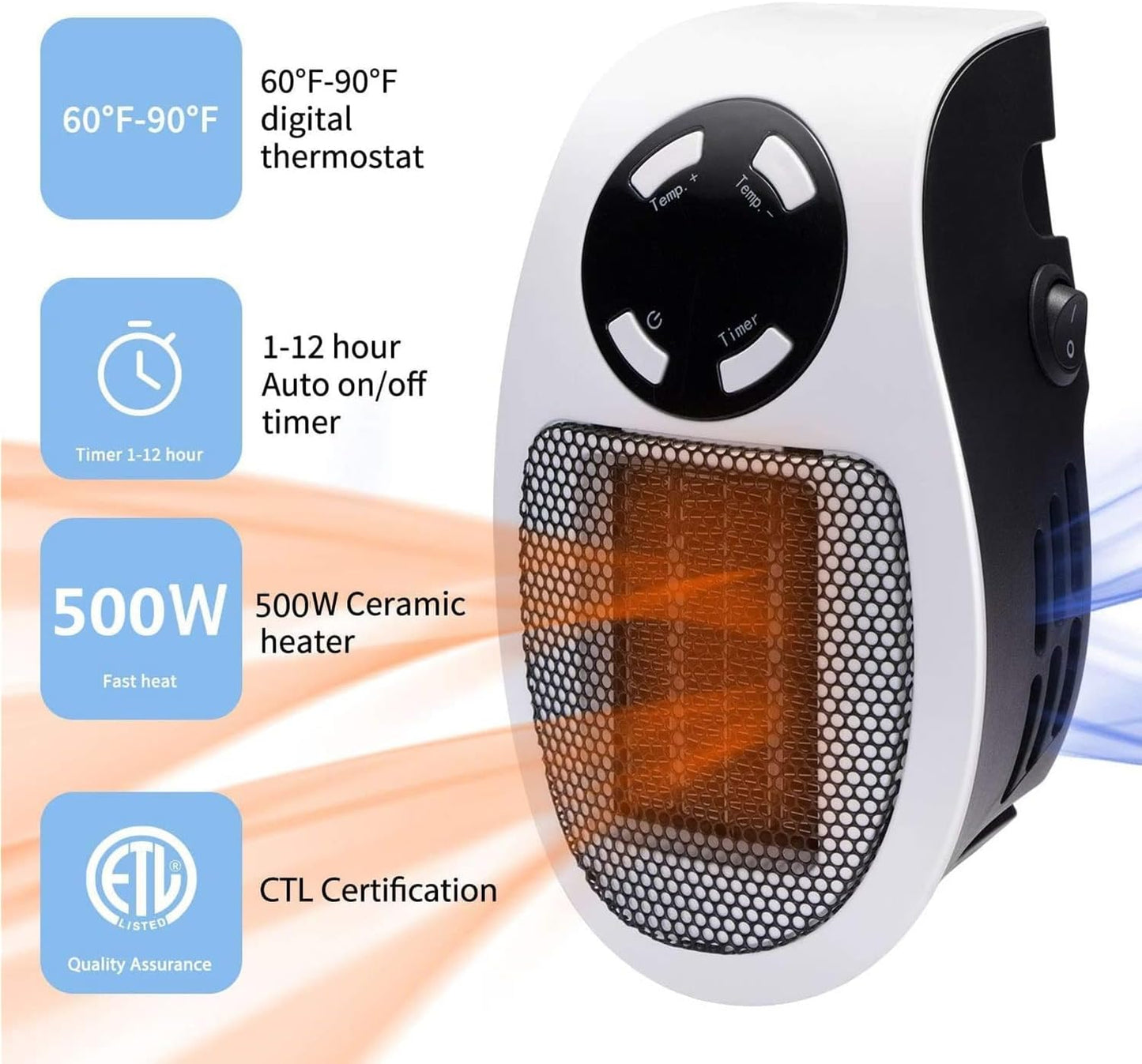 Compact Personal Warm Heater