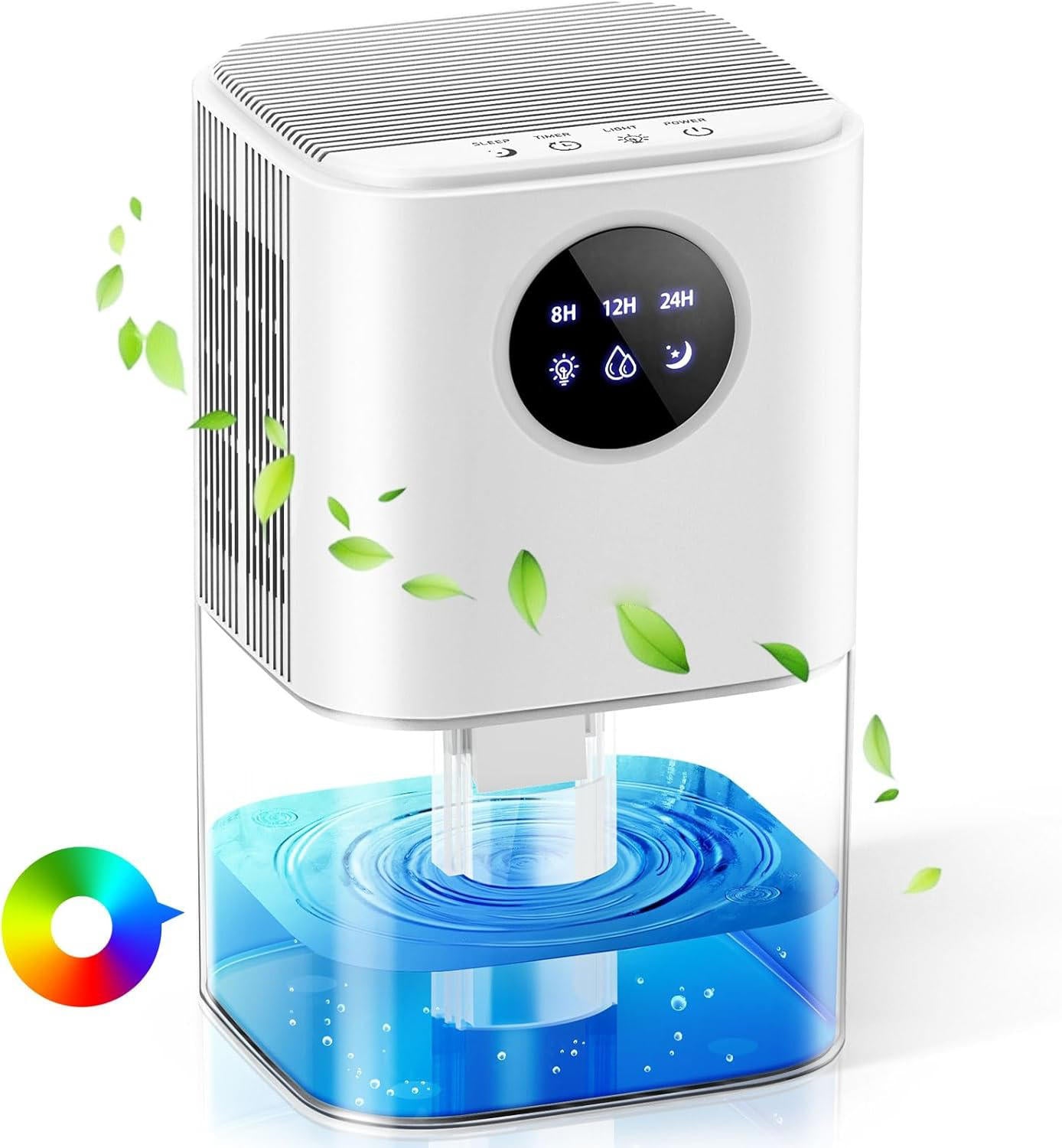 Compact Quiet Dehumidifier for Home/Bathroom - Halri