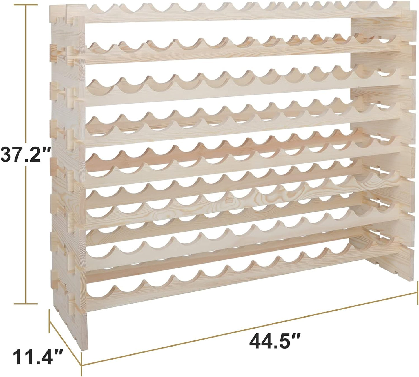 Space Saving 96 Bottle Wine Storage Rack