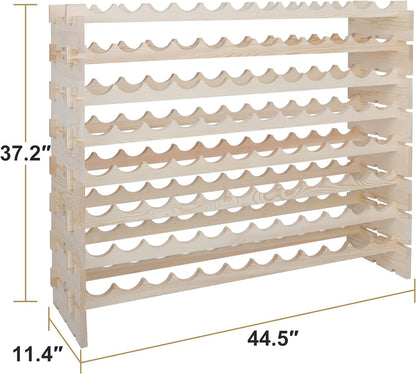 Space Saving 96 Bottle Wine Storage Rack