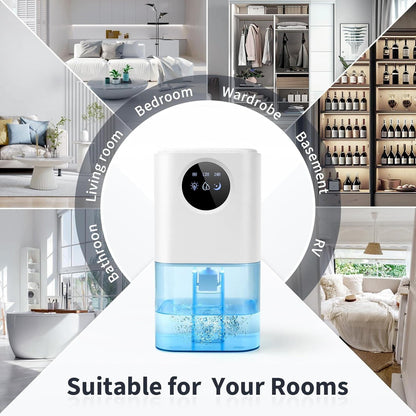 Compact Quiet Dehumidifier for Home/Bathroom