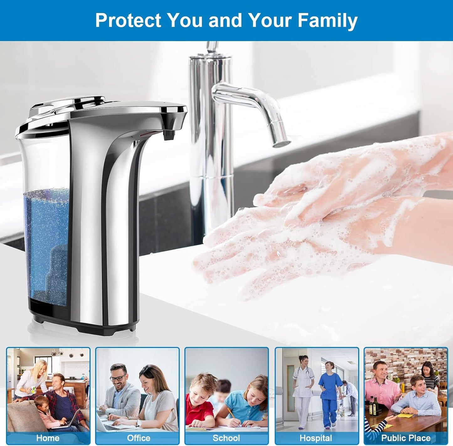 Easy Hands Free Soap Dispenser For Home Use