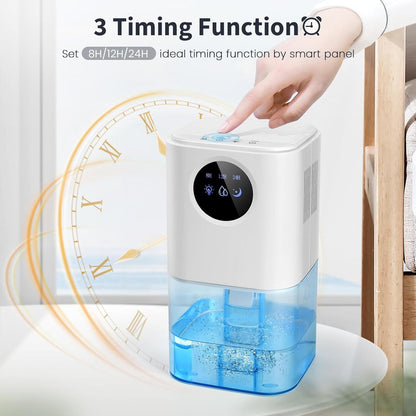 Compact Quiet Dehumidifier for Home/Bathroom