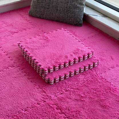 Easy Install Square Carpet Tiles for Bedroom Floors
