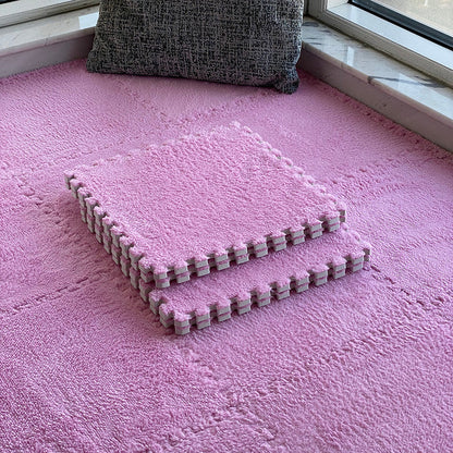 Easy Install Square Carpet Tiles for Bedroom Floors