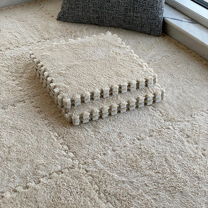 Easy Install Square Carpet Tiles for Bedroom Floors