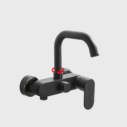 Modern Chrome Bathtub Faucet Lever Handle Trim