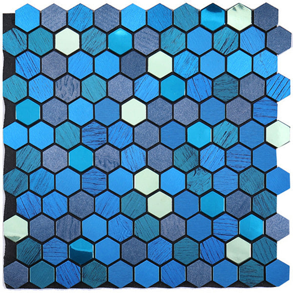 Easy Install Metallic Mosaic Wall Tiles