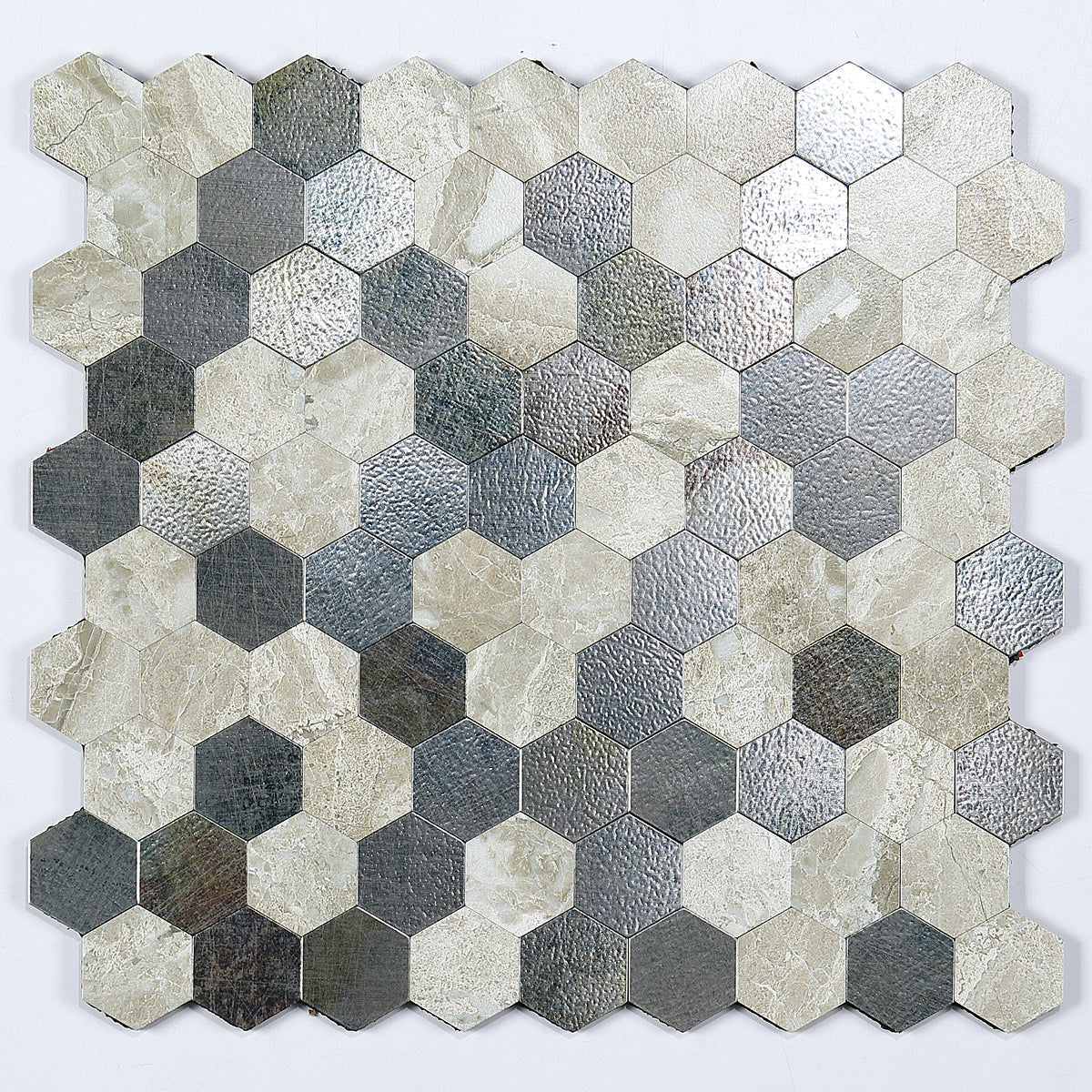 Easy Install Metallic Mosaic Wall Tiles