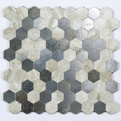 Easy Install Metallic Mosaic Wall Tiles