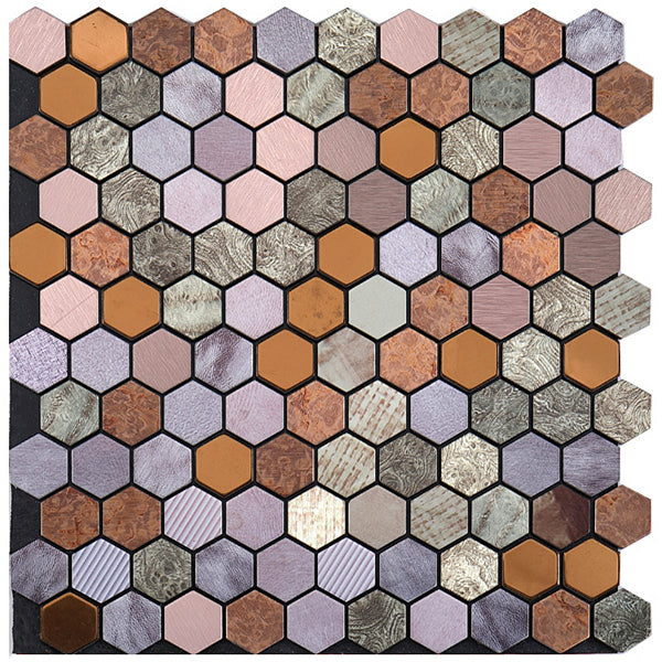 Easy Install Metallic Mosaic Wall Tiles