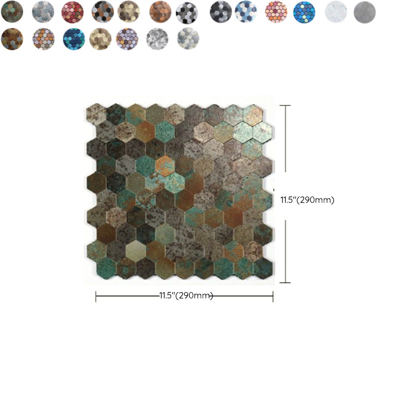 Easy Install Metallic Mosaic Wall Tiles