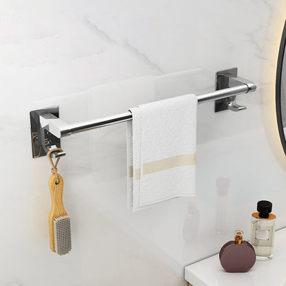 Sleek Chrome Bathroom Shelf Stainless Steel Accessory Set - Halri