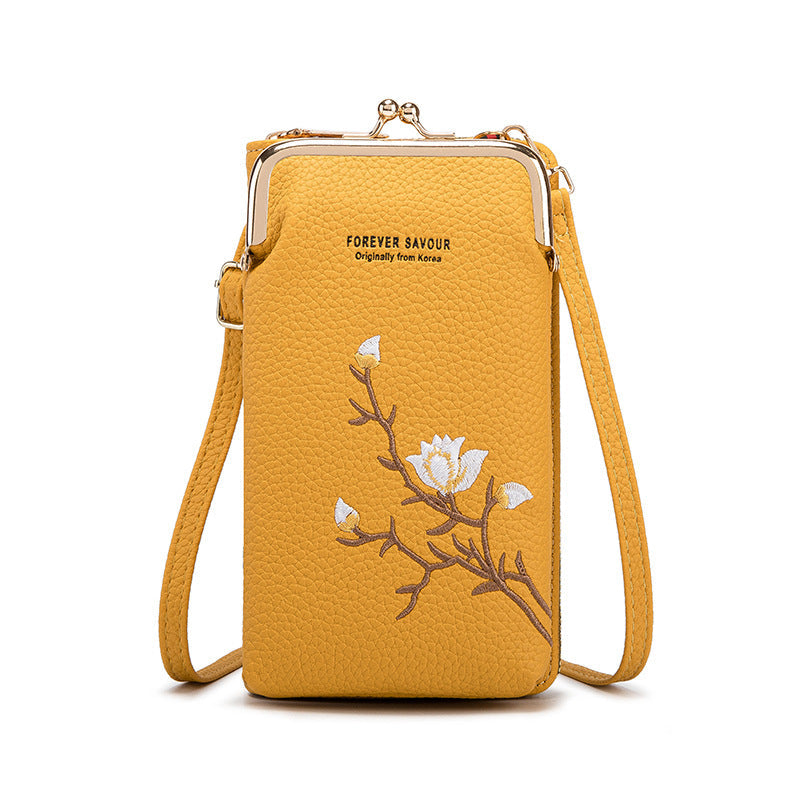 Stylish Embroidered Ladies Cross Body Purse