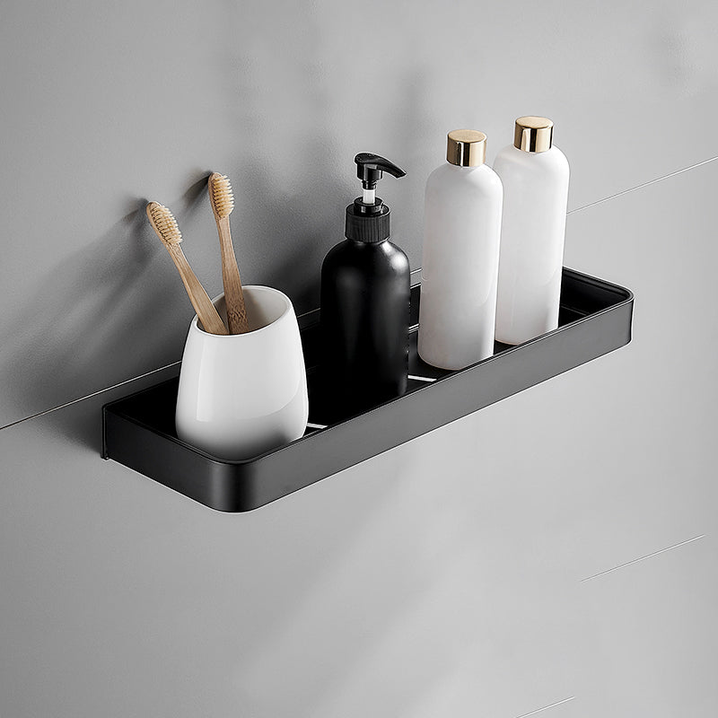 Sleek Metal Bathroom Storage Rack