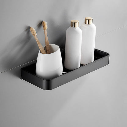Sleek Metal Bathroom Storage Rack - Halri