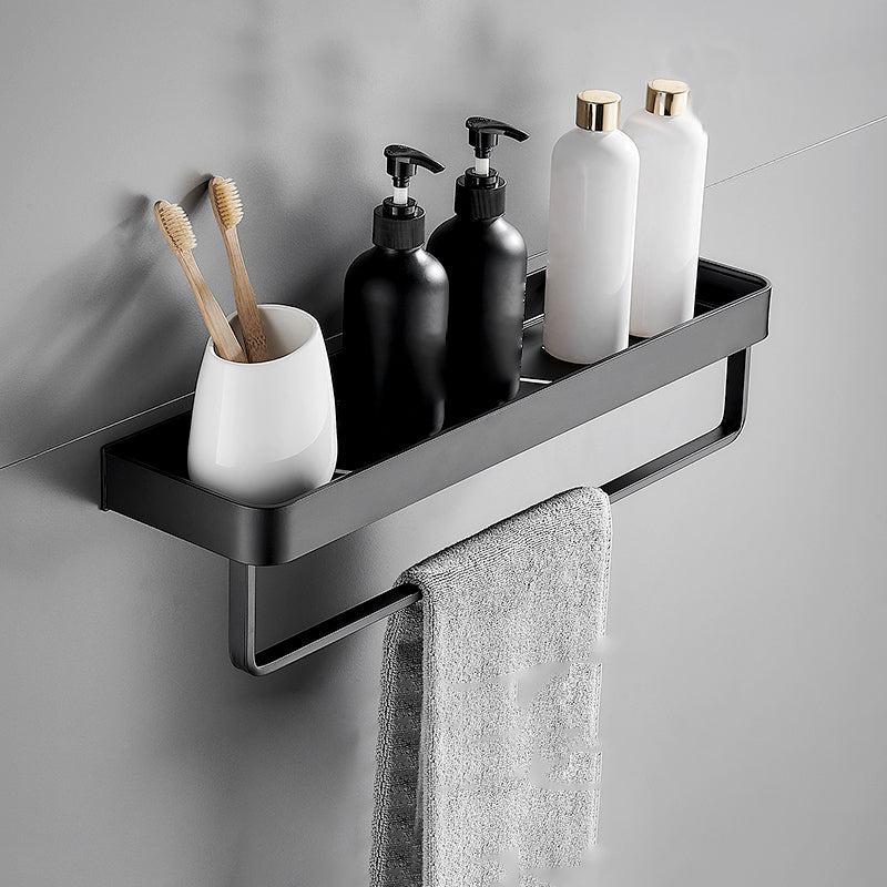 Sleek Metal Bathroom Storage Rack