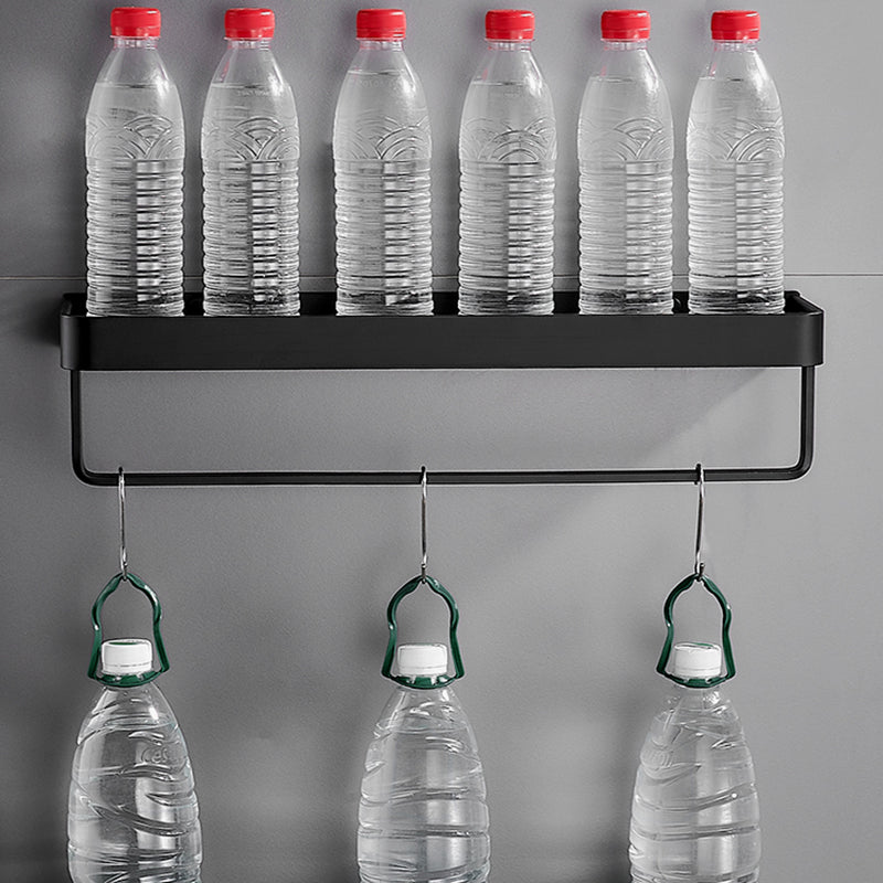 Sleek Metal Bathroom Storage Rack