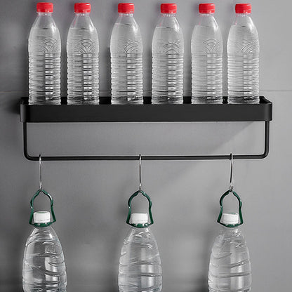 Sleek Metal Bathroom Storage Rack