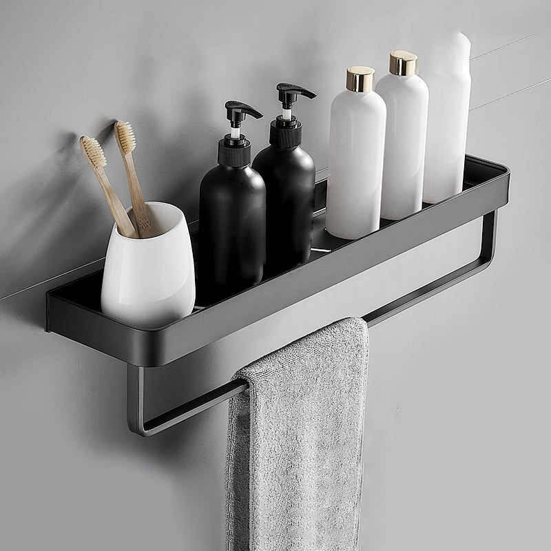 Sleek Metal Bathroom Storage Rack