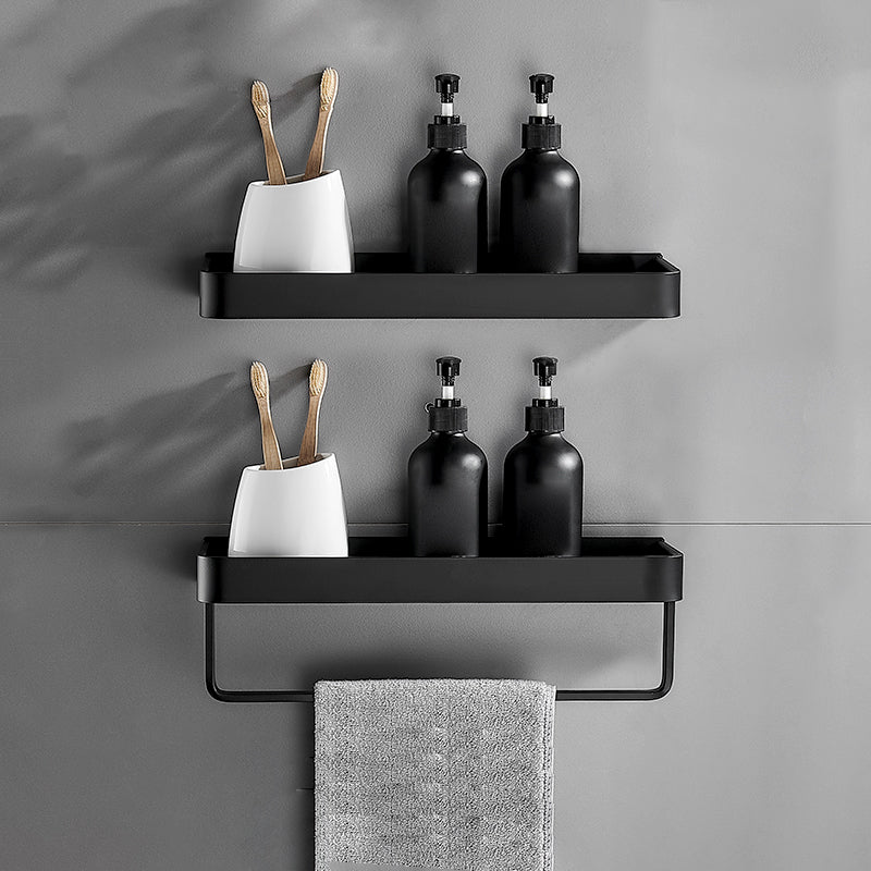 Sleek Metal Bathroom Storage Rack