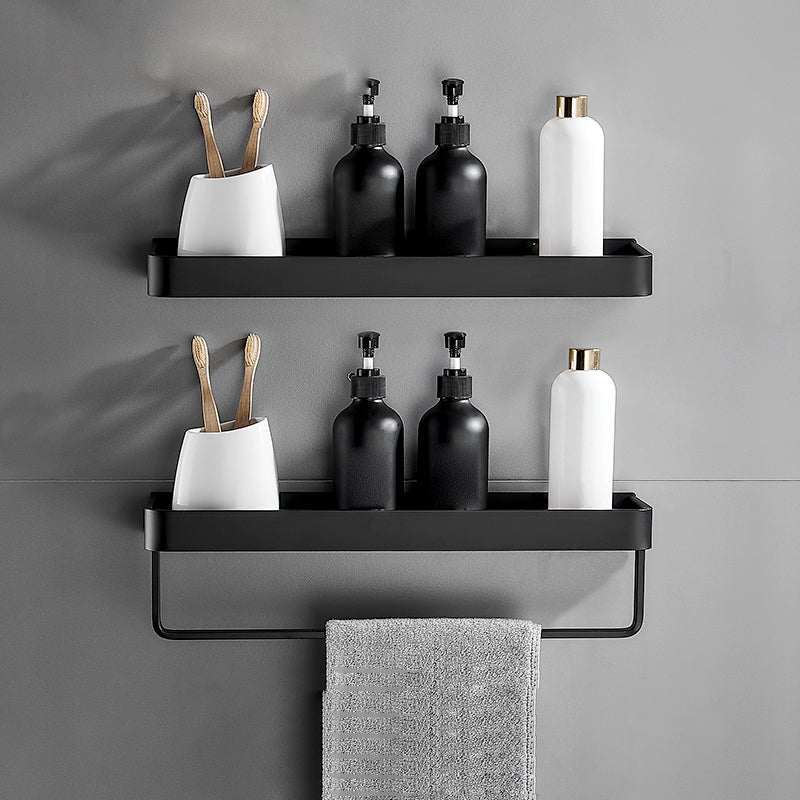 Sleek Metal Bathroom Storage Rack