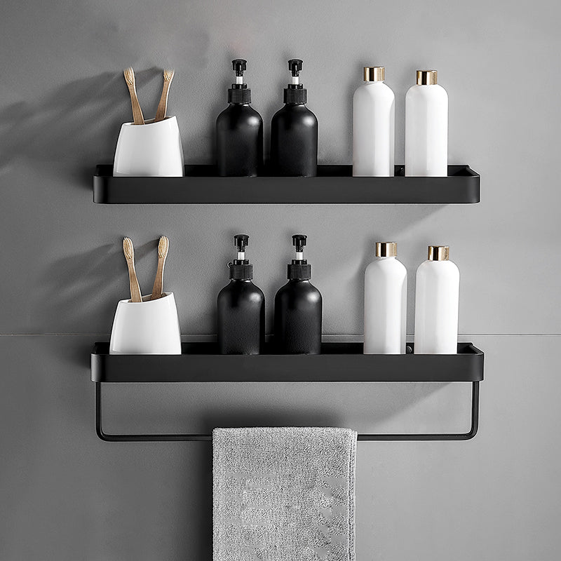Sleek Metal Bathroom Storage Rack