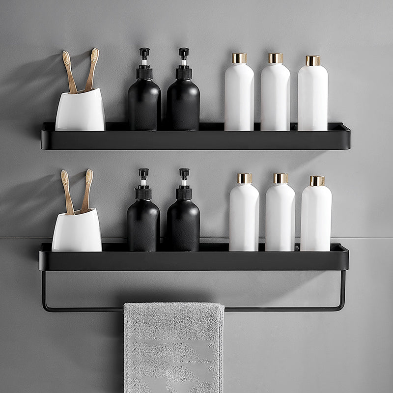 Sleek Metal Bathroom Storage Rack