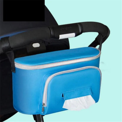 Practical Baby Stroller Storage Bag with Thermal Pocket