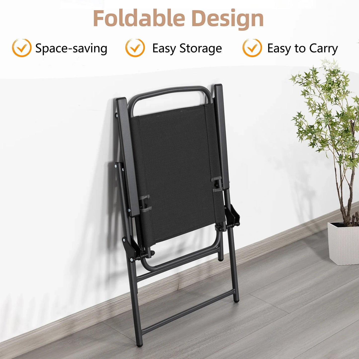 Outdoor Garden Table and Chairs Set with Umbrella