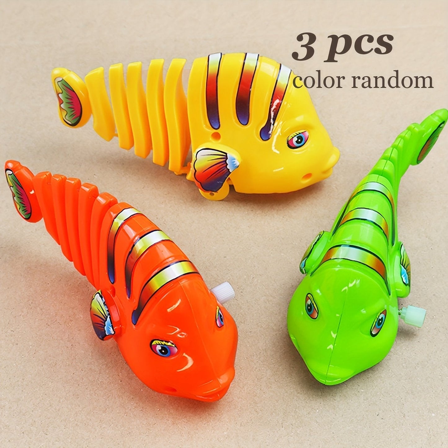 Colorful Swimming Fish Wind Up Toy