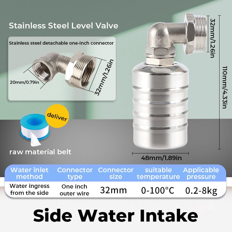 Compact 304 SS Auto Float Ball Valve