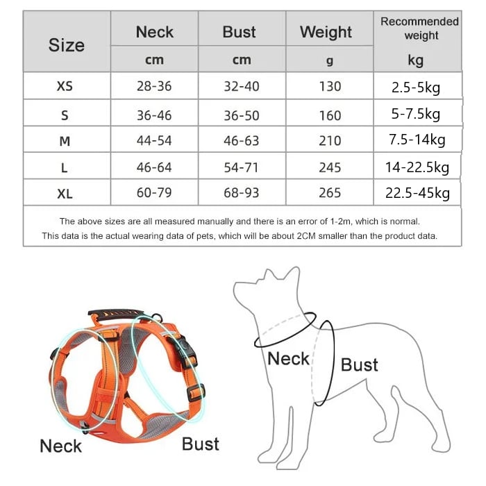 Comfortable Anti Pull Dog Vest for Pets - Halri
