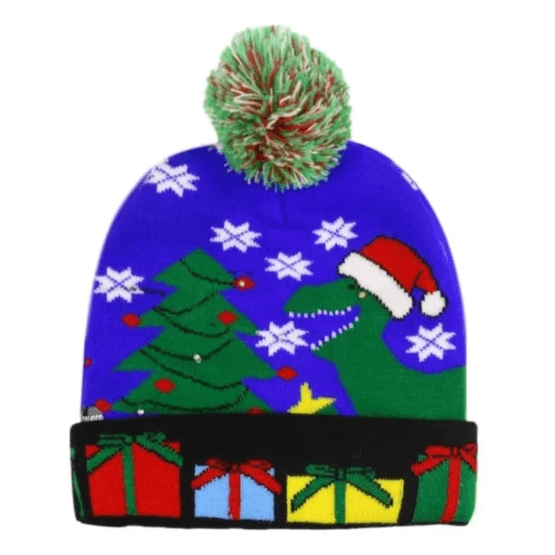 Fun Holiday LED Beanie Hat