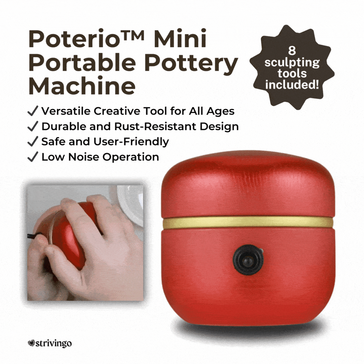 Compact Home Pottery Making Machine - Halri