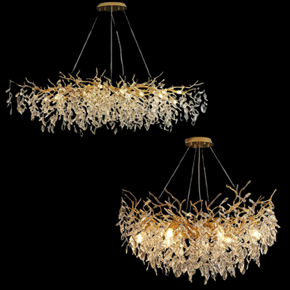 Elegant Crystal Drop Ceiling Light Fixture