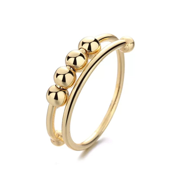 Comfort Fit 4 Bead Stress Relief Ring