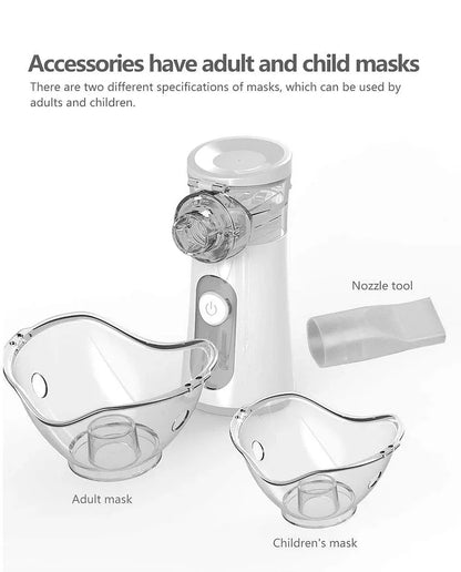 Handheld Personal Nebulizer - Small & Easy Breathing Aid