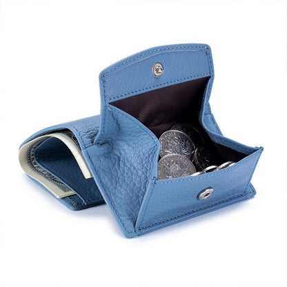 Genuine Leather Small Wallet – Compact Card Holder Purse
