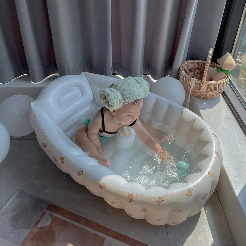 Portable Baby Travel Bathtub Bubble Nest
