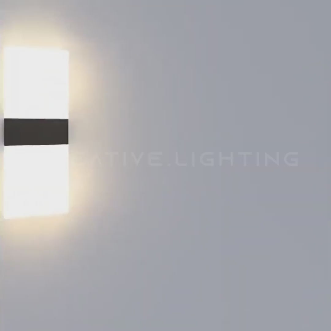 Modern LED Wall Light Acrylic and Iron Design
